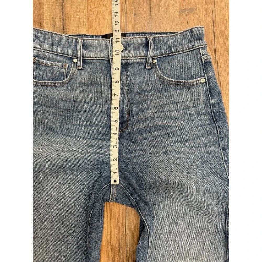 White House Black Market Jeans 6 Extra High Rise‎ Relaxed Straight Blue